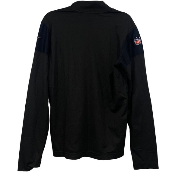 NIKE DRI-FIT Mens CAROLINA PANTHERS NFL 1/4 Zip Long Sleeve Pullover Size MEDIUM - Picture 4 of 7